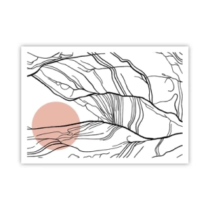 Poster - Într-o rețea de crengi - 100x70 cm