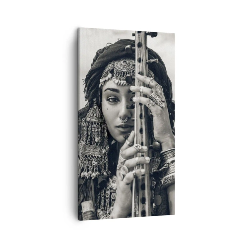 Tablou pe pânză - Muzica orientală în sine - 45x80 cm