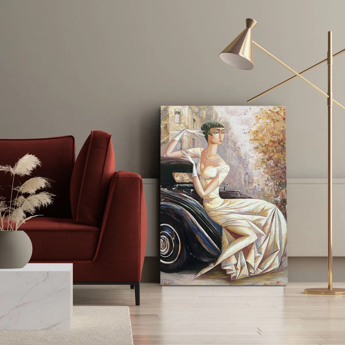 Tablou pe pânză - Eleganță retro - 50x70 cm