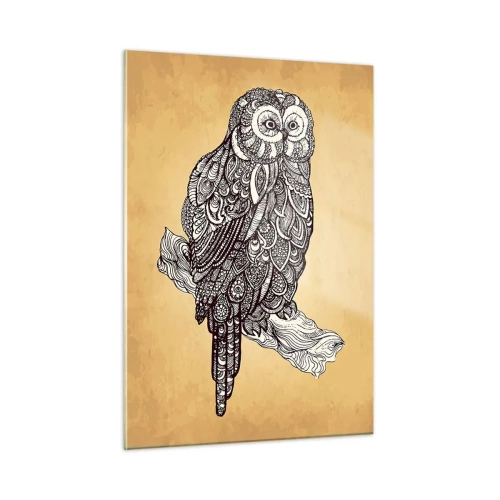 Tablou pe sticlă - Ornamente complicate de înțelepciune - 50x70 cm