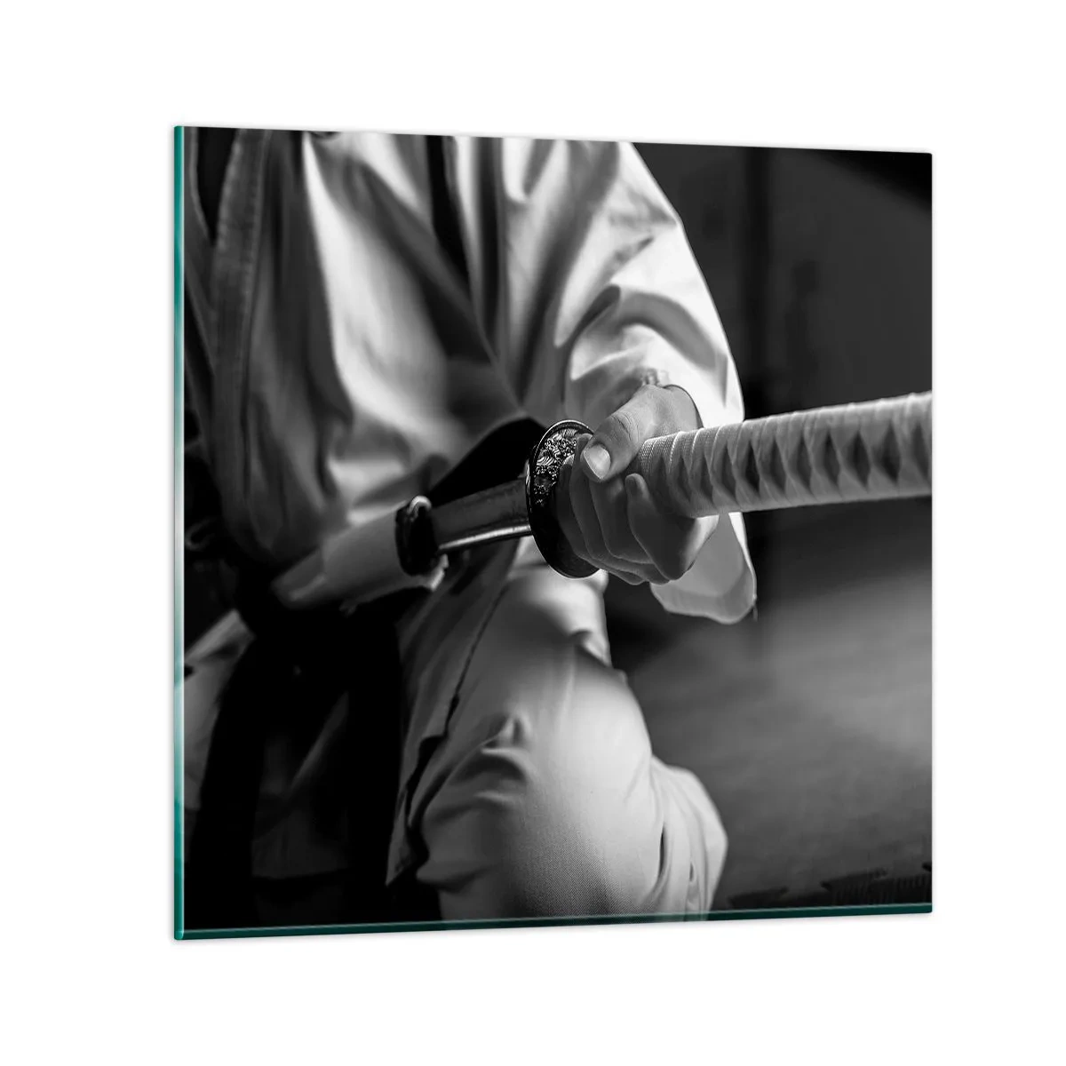 Tablou pe sticlă - Sufletul unui războinic - 70x70 cm