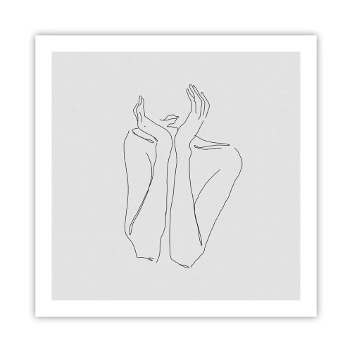 Poster - La ce visează fetele - 60x60 cm