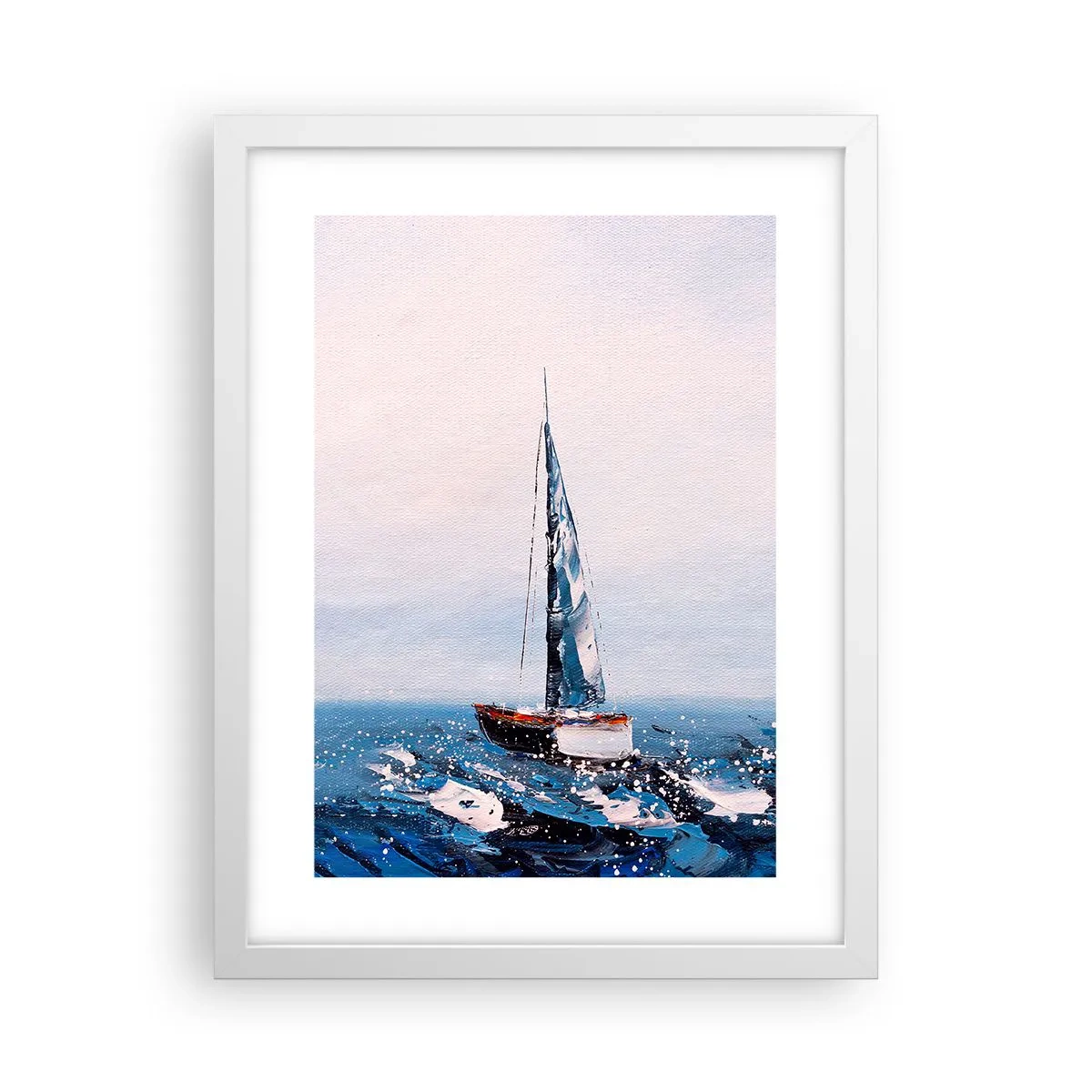 Poster în ramă albă - Frăția vântului - 30x40 cm