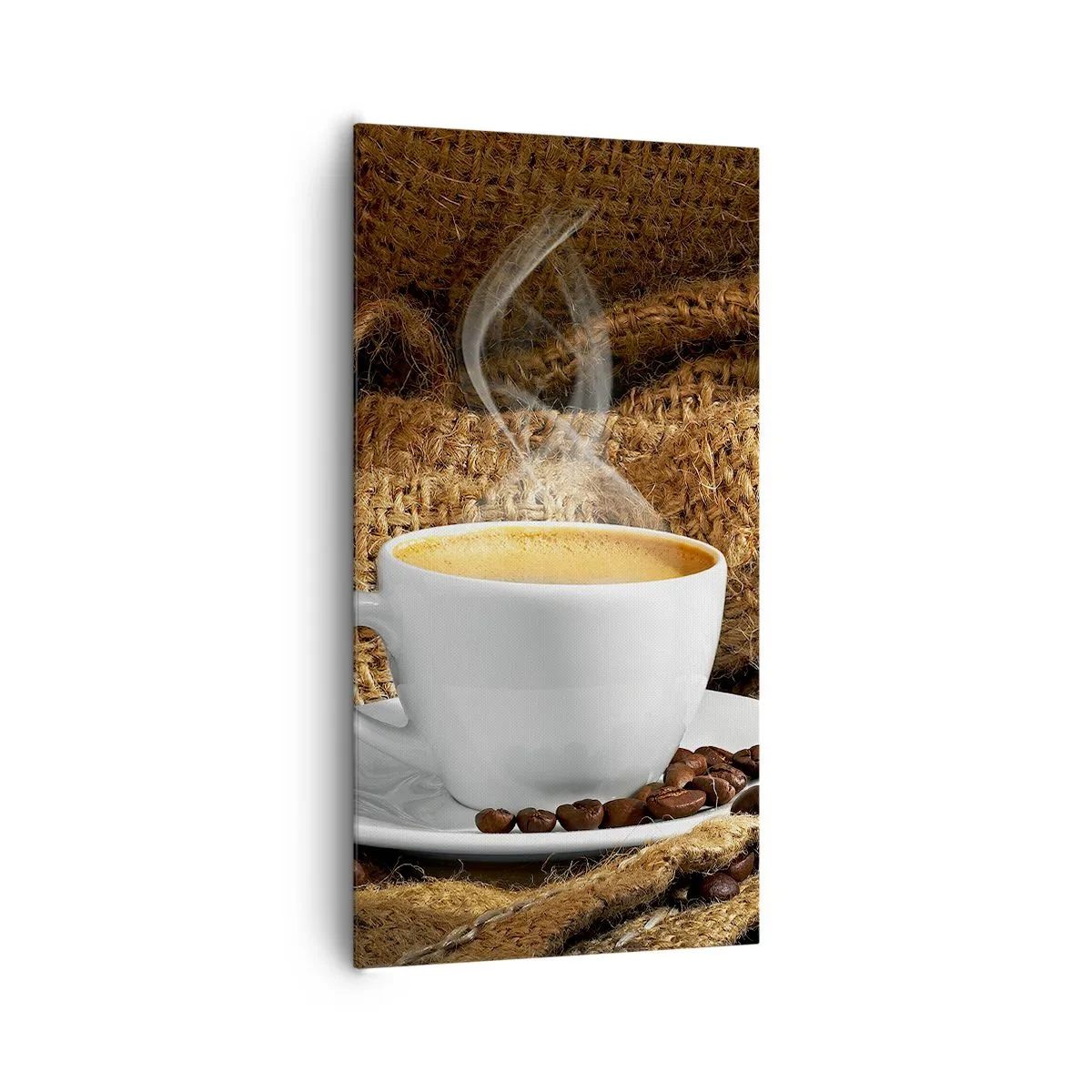 Tablou pe pânză - Mirosul de mokka și densitatea lichidului de miere - 65x120 cm