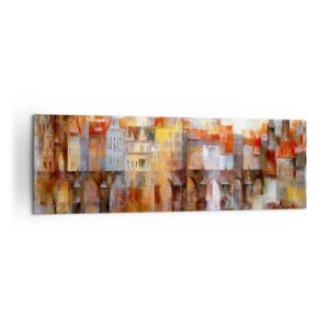 Tablou pe pânză - Frumos și sub pod - 160x50 cm