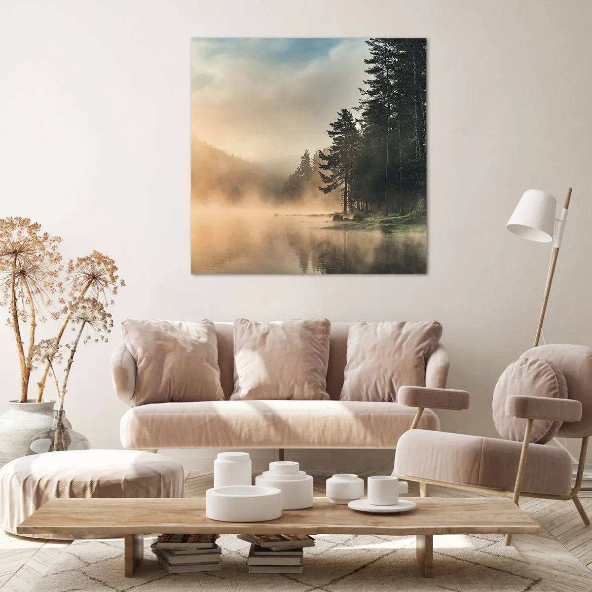 Tablou pe pânză - Nașterea unei zile - 60x60 cm