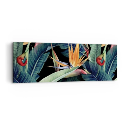 Tablou pe pânză - Florile de flacără ale tropicelor - 90x30 cm