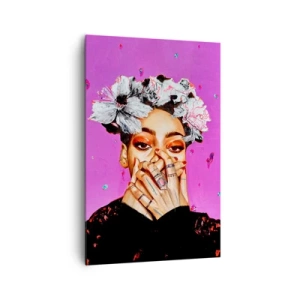 Tablou pe pânză - Un pic nebună - 80x120 cm