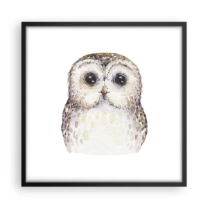 Poster în ramă neagră - Uită-te în ochii mei - 50x50 cm