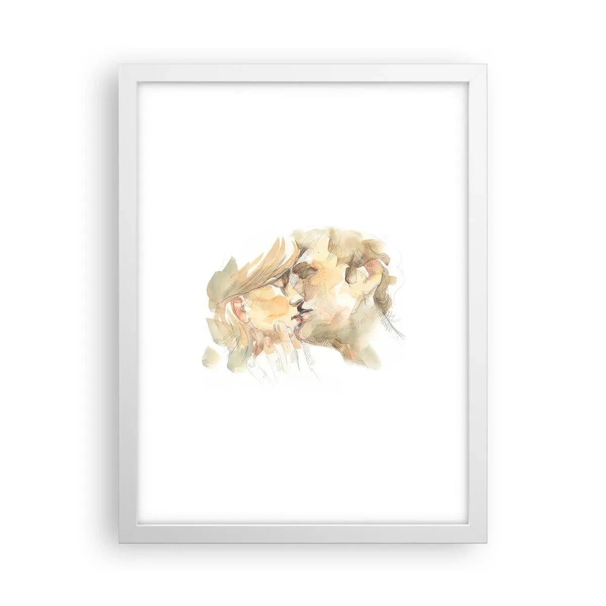 Poster în ramă albă - Jumătatea găsită? - 30x40 cm