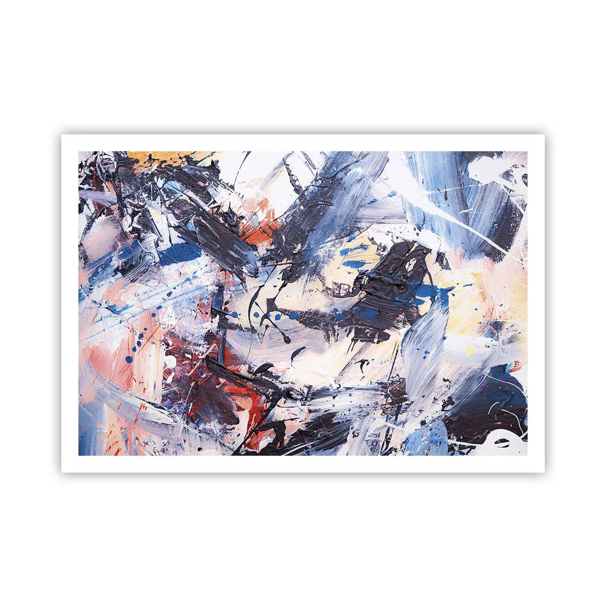 Poster - Dansul nebun al abstracției - 100x70 cm