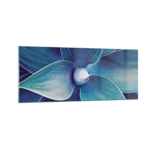 Tablou pe sticlă - A furat albastrul de la cer - 100x40 cm
