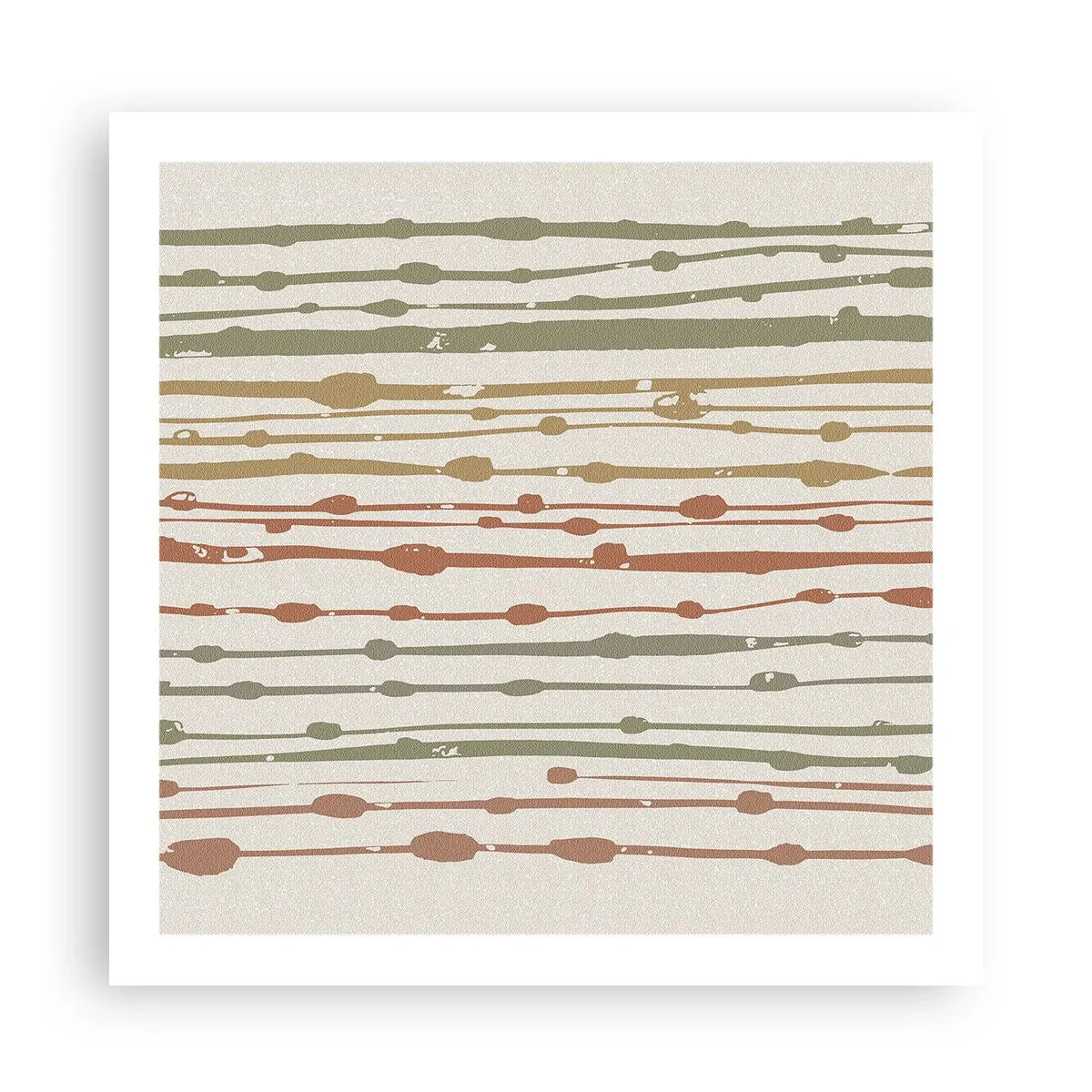 Poster - Notația culorilor muzicale - 60x60 cm