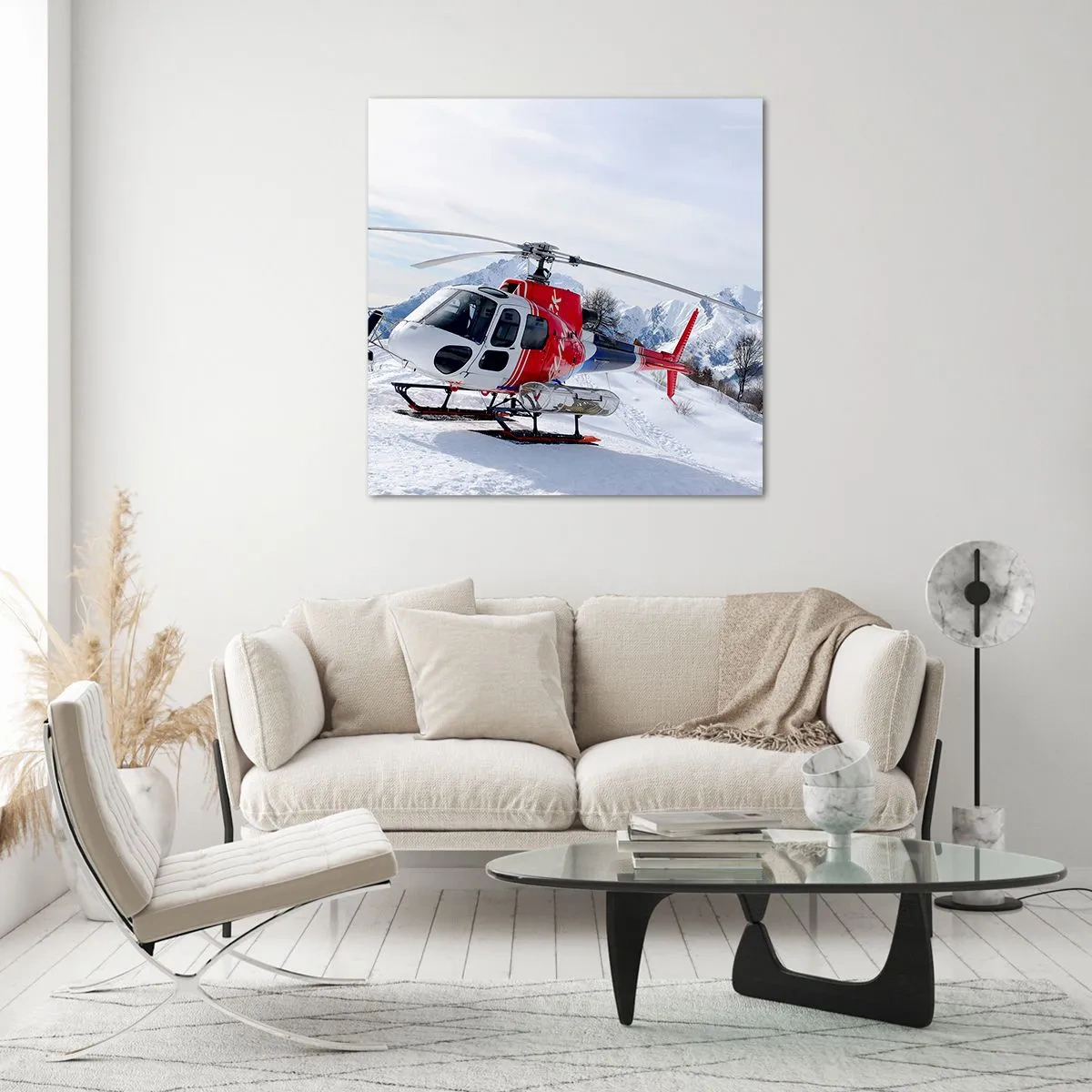 Tablou pe sticlă - Întotdeauna gata - 70x70 cm