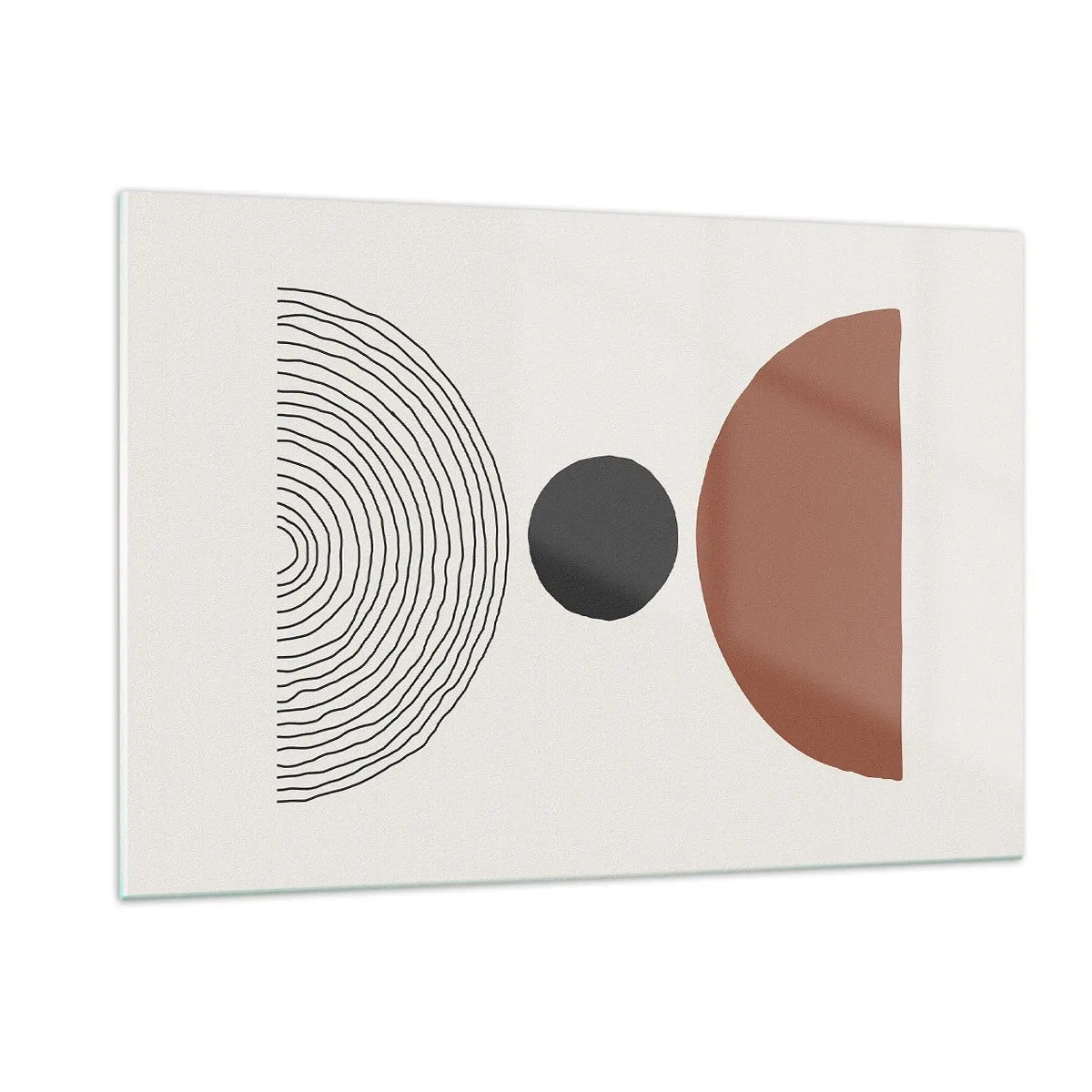 Tablou pe sticlă - În centrul atenției - 120x80 cm