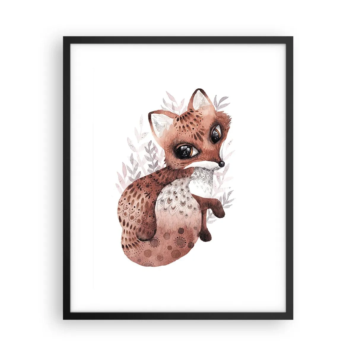 Poster în ramă neagră - Doar iubire - 40x50 cm