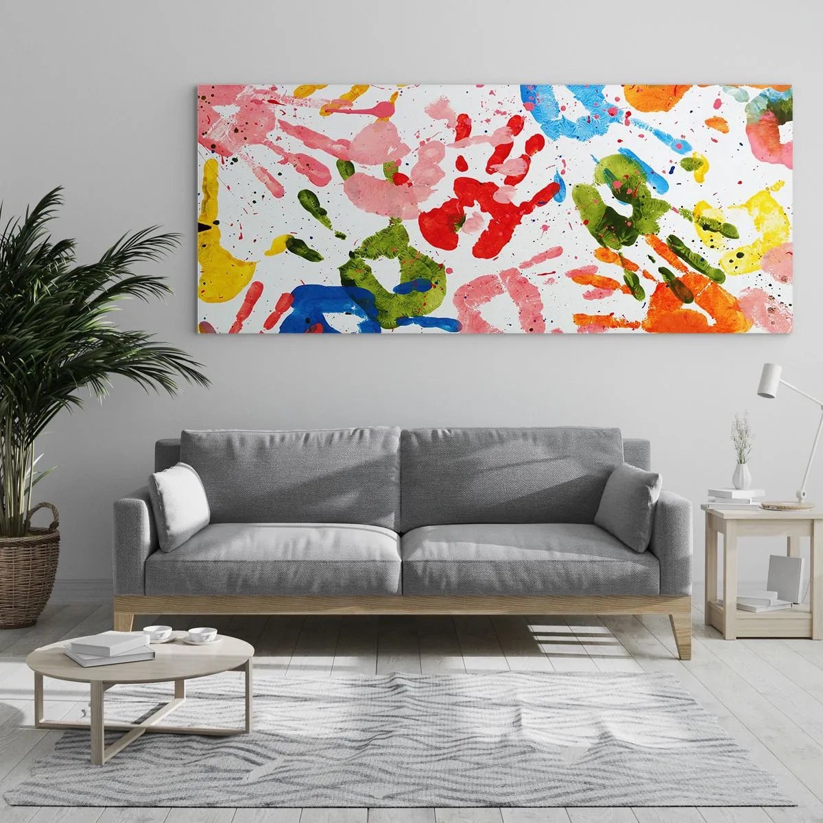 Tablou pe sticlă - Du-te după urmele - 90x30 cm