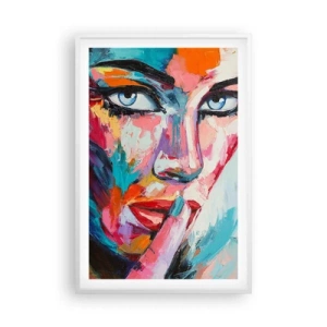 Poster în ramă albă - Primul nostru secret - 61x91 cm