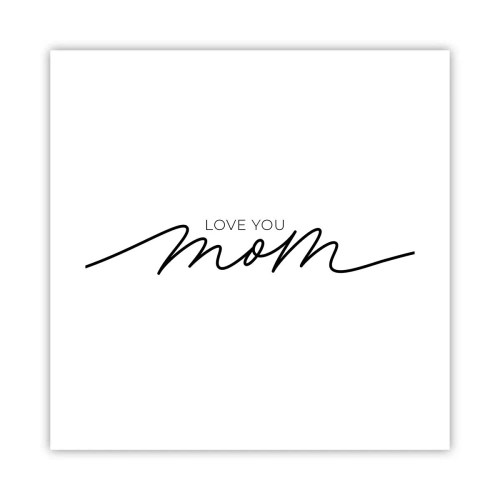 Poster - Mare emoție - 40x40 cm