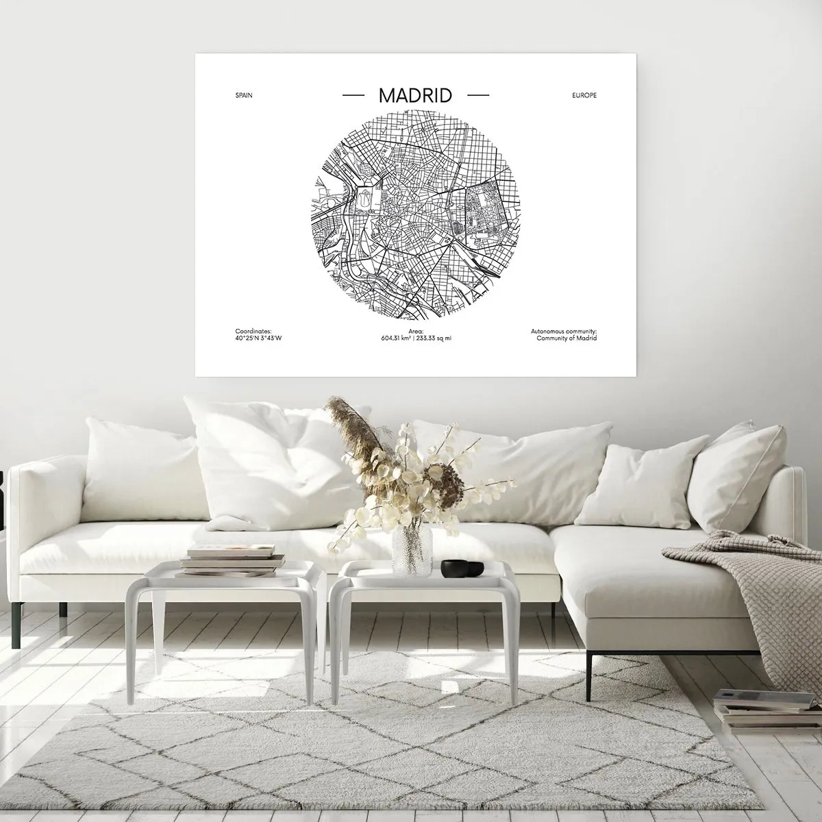 Poster - Anatomia Madridului - 70x50 cm