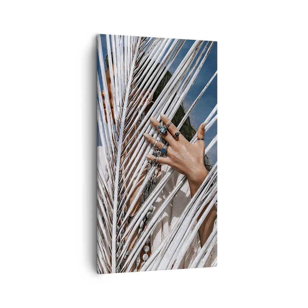 Tablou pe pânză - Prietena șamanului? - 45x80 cm