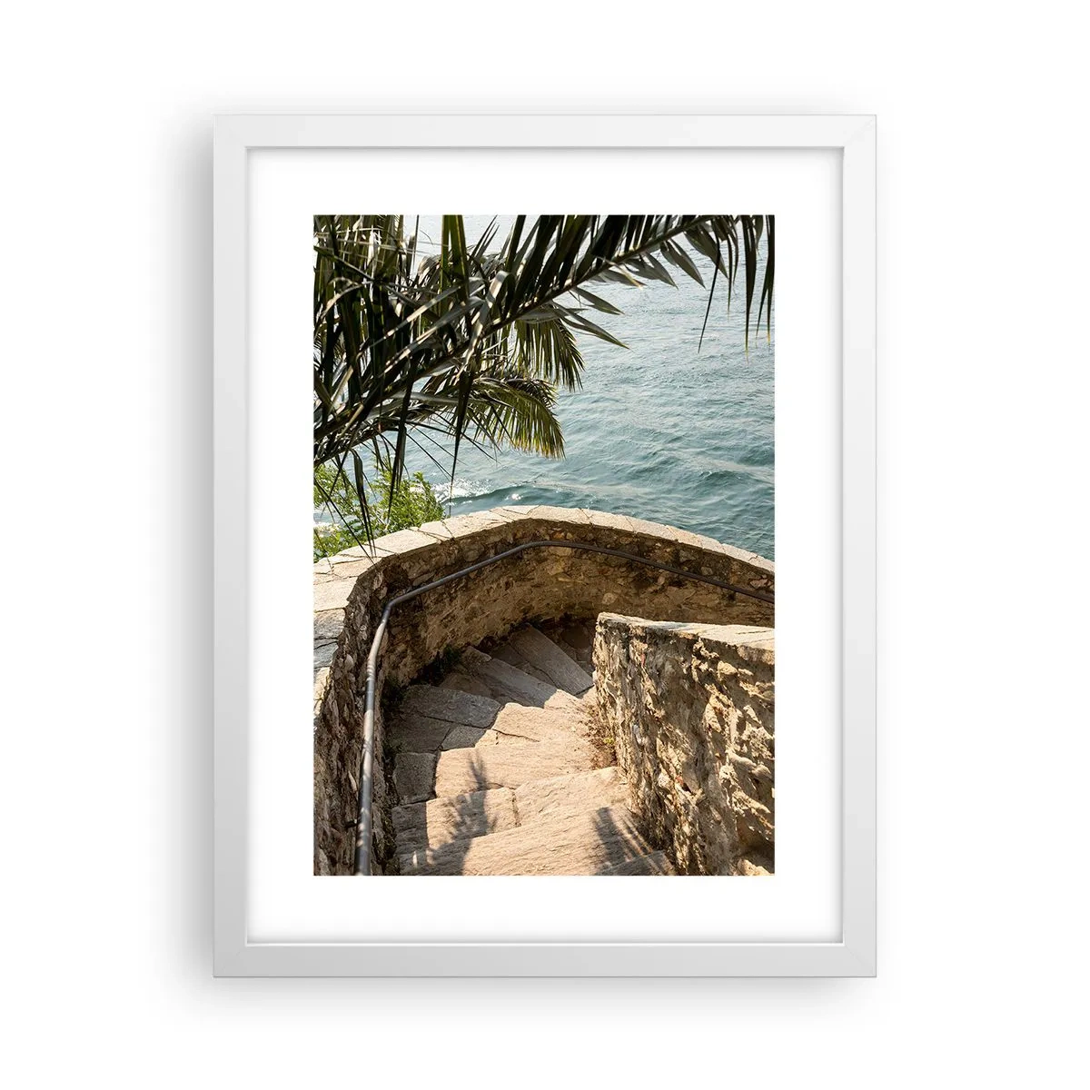 Poster în ramă albă - Sub soarele Italiei - 30x40 cm