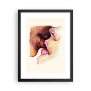 Poster în ramă neagră - Ca ziua și noaptea, ca cerul și pământul - 30x40 cm