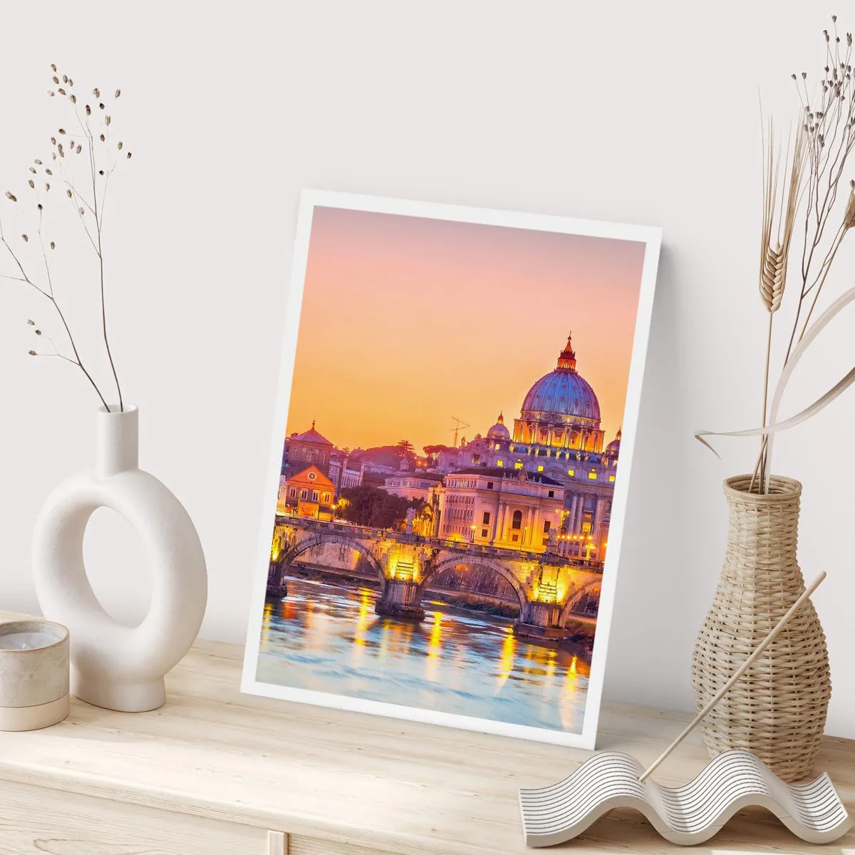 Poster - Amurg deasupra Orașului Etern - 70x100 cm