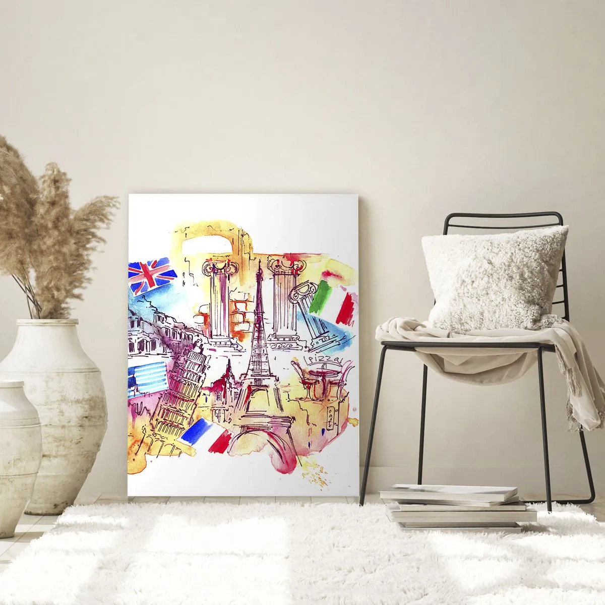 Tablou pe sticlă - Turneu european - 50x70 cm