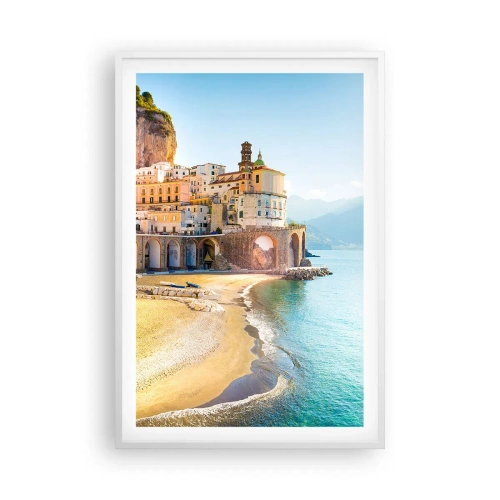 Poster în ramă albă - Un oraș incredibil - 61x91 cm