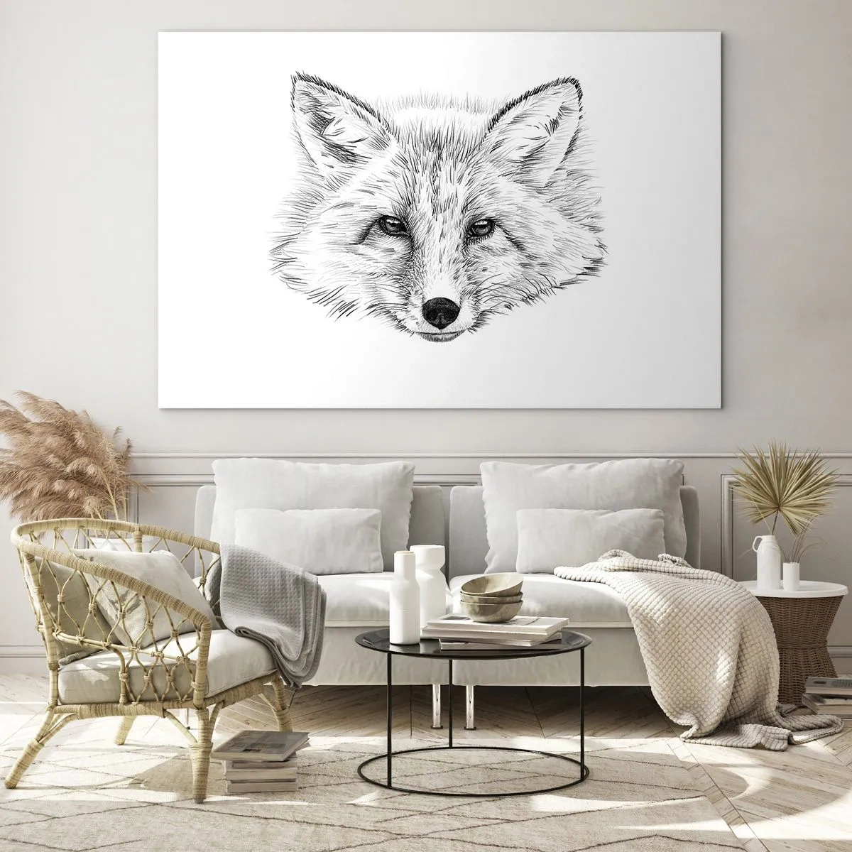 Tablou pe sticlă - Oare acești ochi pot minți? - 120x80 cm