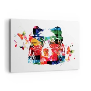 Tablou pe pânză - Îmi place ursul! - 120x80 cm