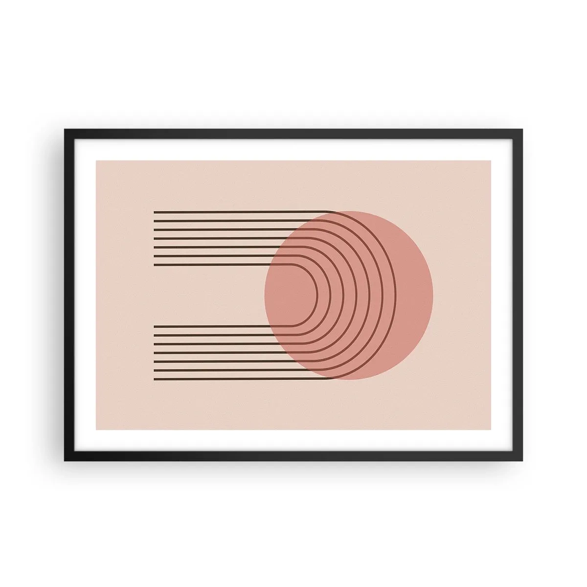 Poster în ramă neagră - Atracție irezistibilă - 70x50 cm