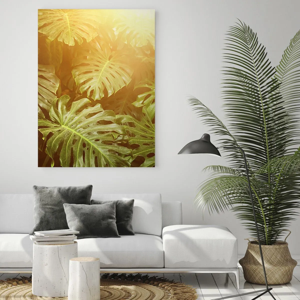 Tablou pe sticlă - Poftiți în verde - 50x70 cm