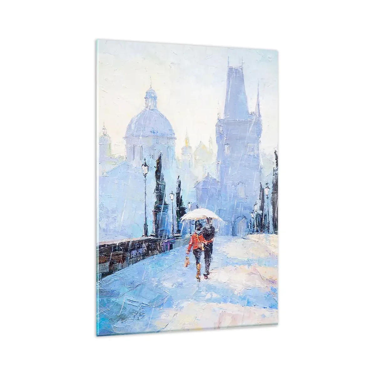 Tablou pe sticlă - Probabil că am fost vrăjiți de ploaie - 80x120 cm