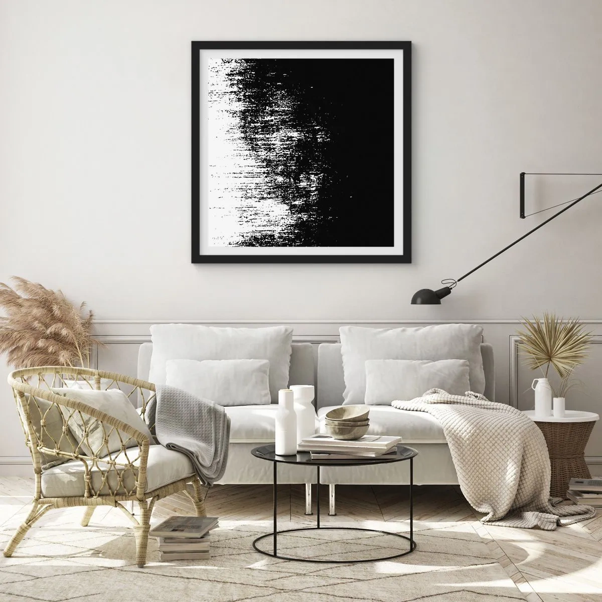 Poster în ramă neagră - Iar câștigătorul este... - 50x50 cm