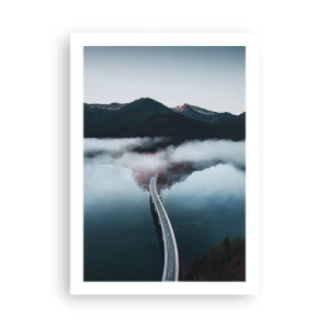 Poster - Peste o apă netedă ca o oglindă - 50x70 cm