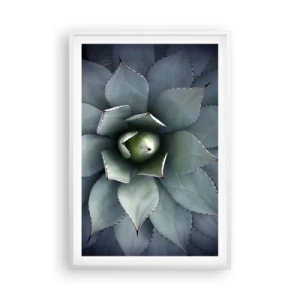 Poster în ramă albă - Momește și avertizează - 61x91 cm