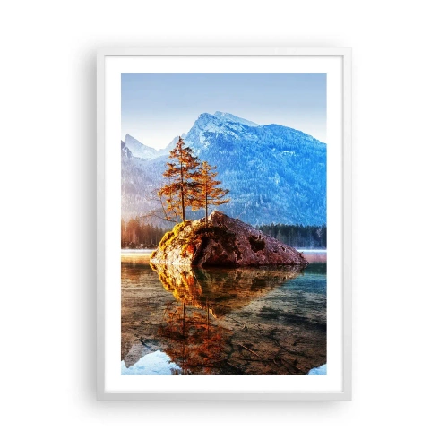 Poster în ramă albă - Natura într-o nouă lumină - 50x70 cm