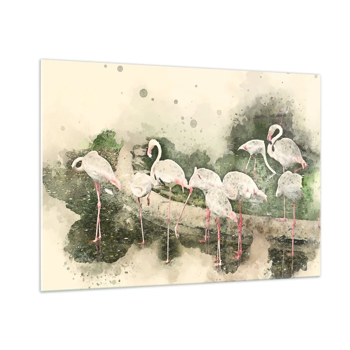 Tablou pe sticlă - Un vis exotic - 100x70 cm