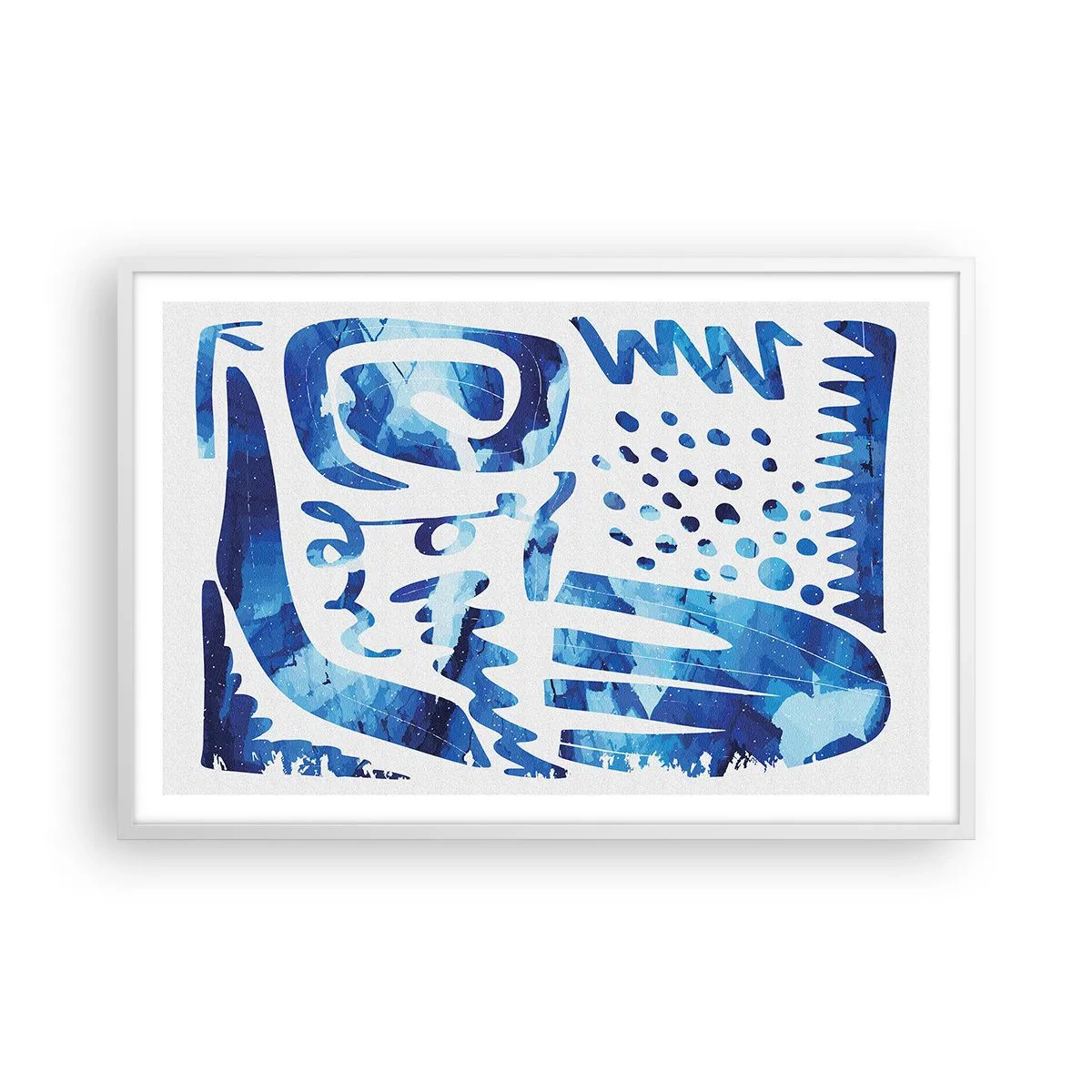 Poster în ramă albă - Înapoi la rădăcini - 91x61 cm