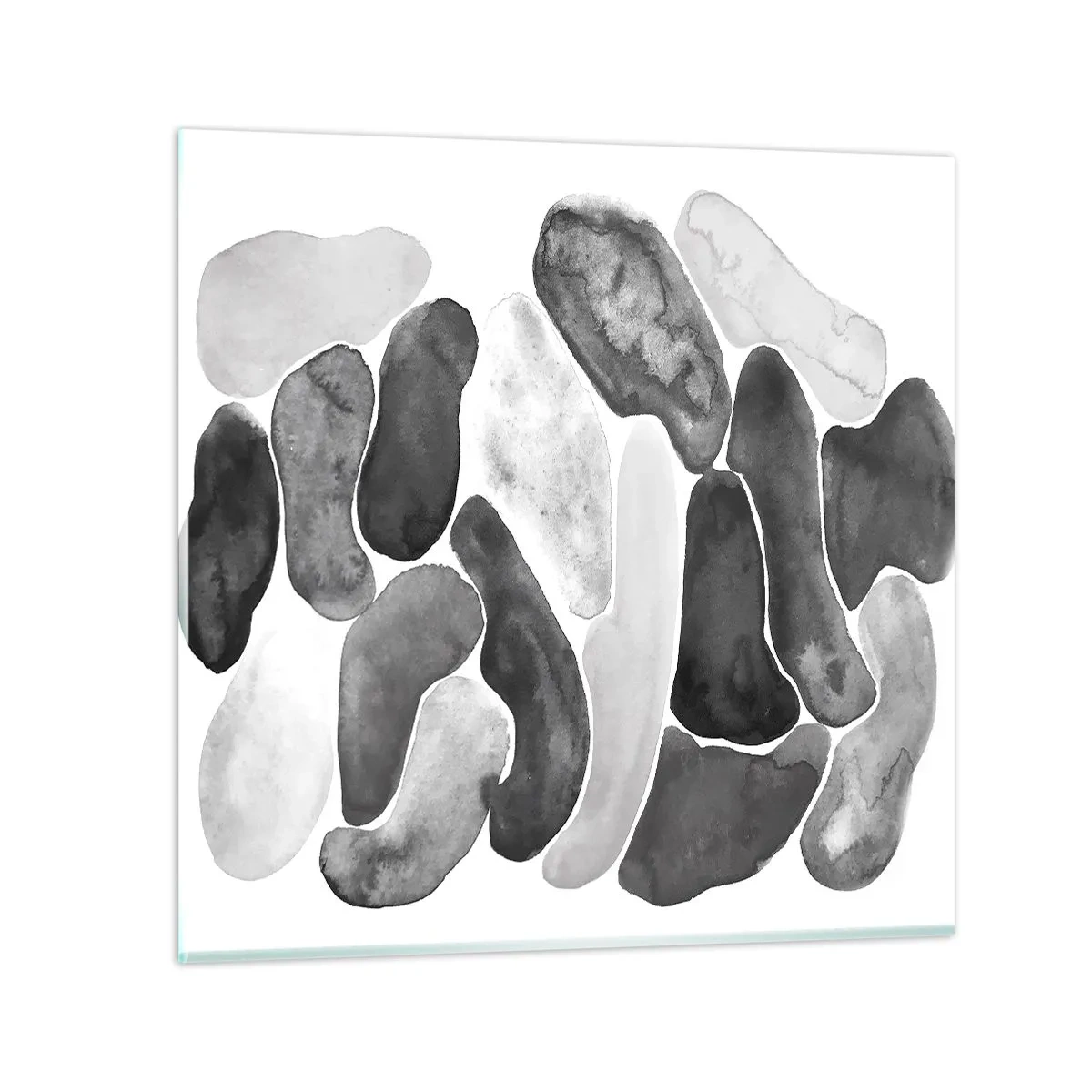 Tablou pe sticlă - Abstracție pietroasă - 60x60 cm
