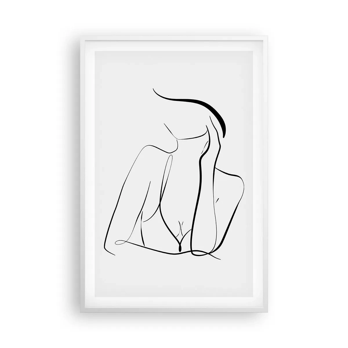 Poster în ramă albă - Pe valul unui vis - 61x91 cm