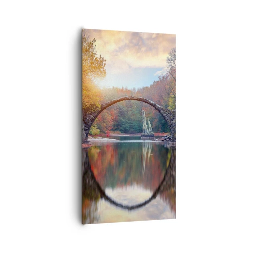 Tablou pe pânză - De cealaltă parte a oglinzii - 65x120 cm