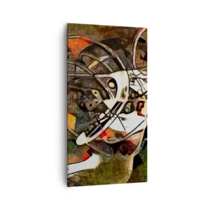 Tablou pe pânză - Auziți mișcarea? - 55x100 cm