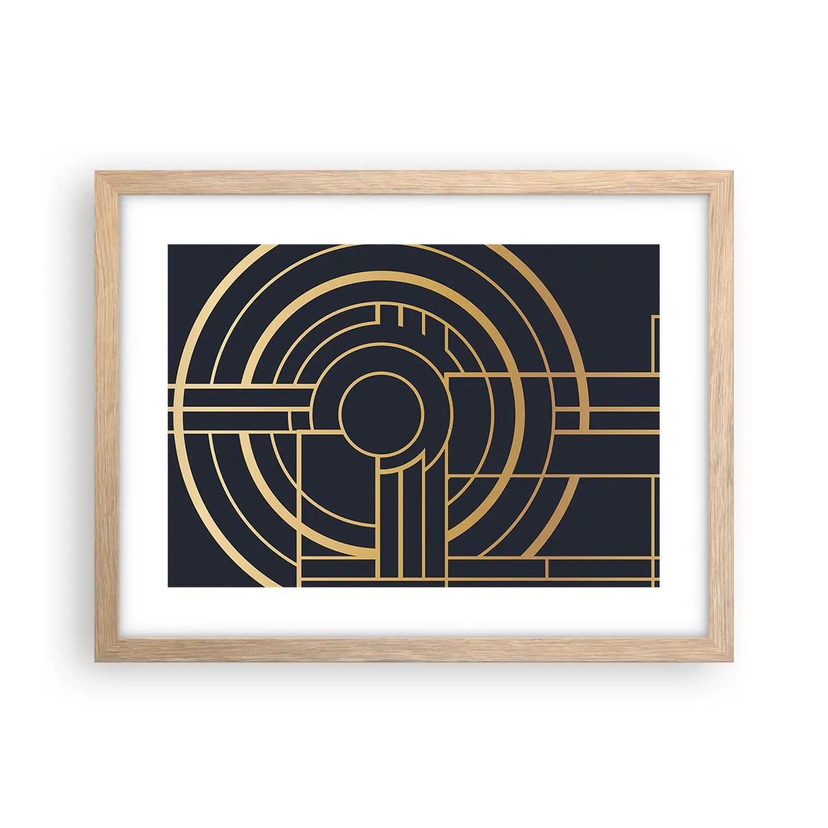 Poster în ramă de stejar deschis - Întoarcerea lucrurilor - 40x30 cm