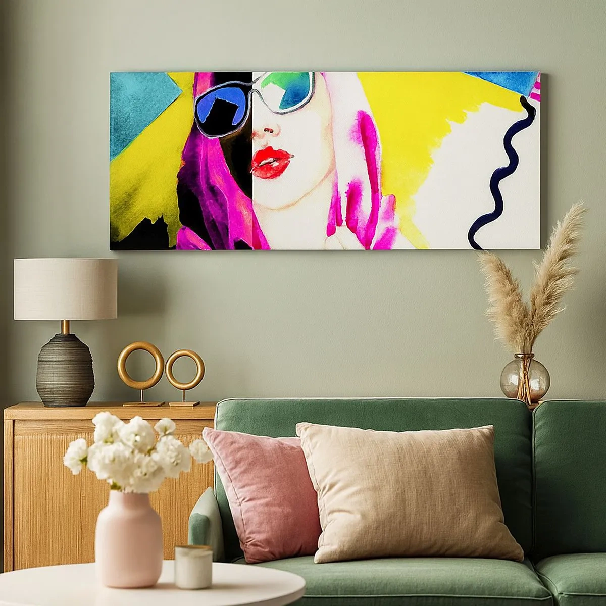 Tablou pe pânză - Nu sunt albă și nu sunt neagră - 100x40 cm