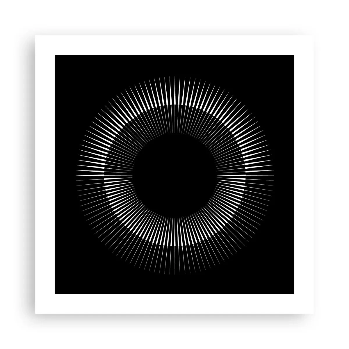 Poster - Soarele Negru - 50x50 cm