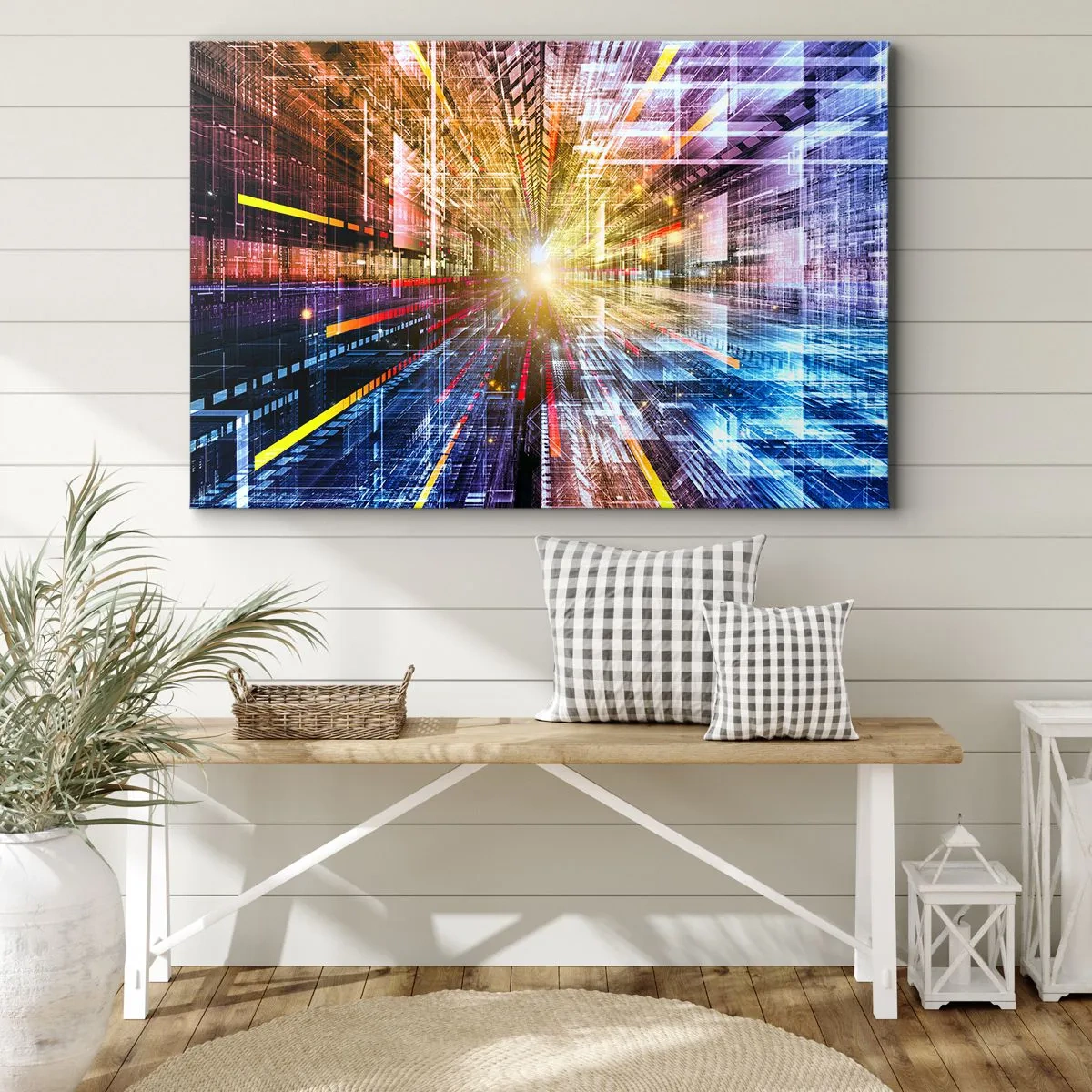 Tablou pe pânză - Coridor luminos - 70x50 cm