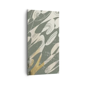 Tablou pe pânză - Abstracție ritmică - 65x120 cm